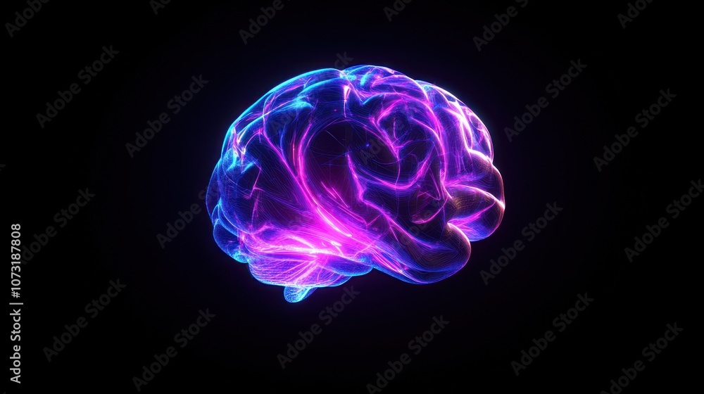 Glowing Brain Glowing Brain