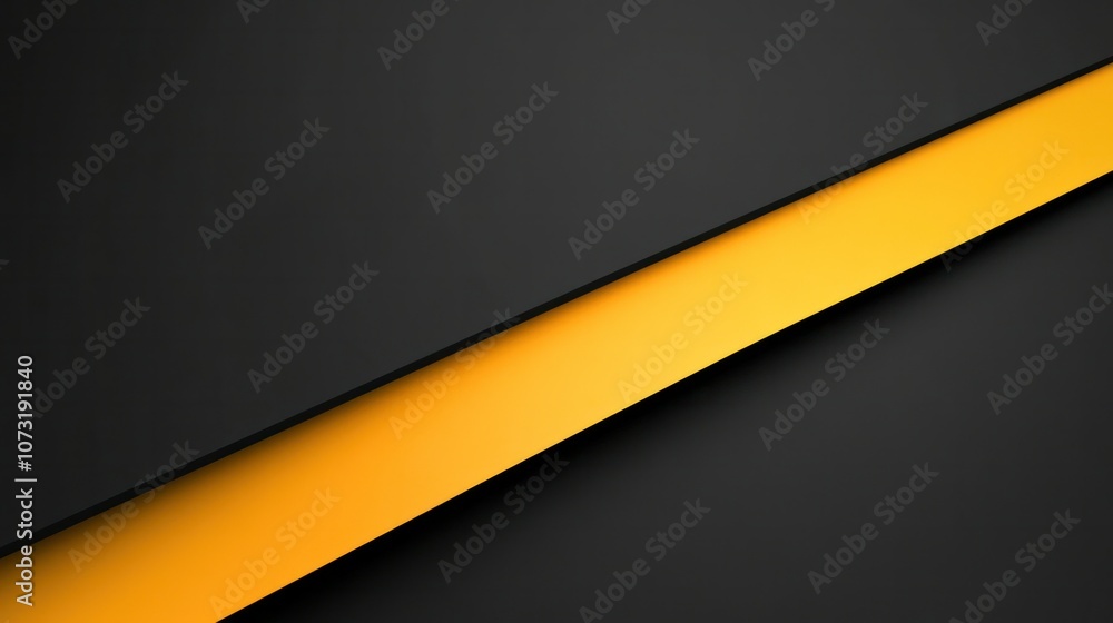 Bold yellow flare cutting across the black background horizontally, creating a powerful yet elegant minimalist visual impact Bold yellow flare cutting across the black background horizontally, creating a powerful yet elegant minimalist visual impact