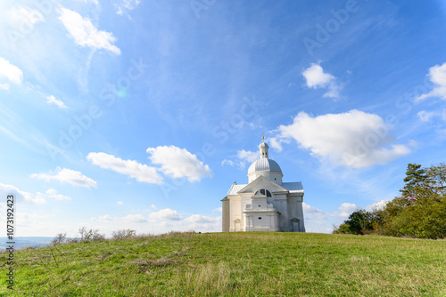 Pilgrimage site Svatý kopeček nad Mikulov, Moravia, Czech Republic photo