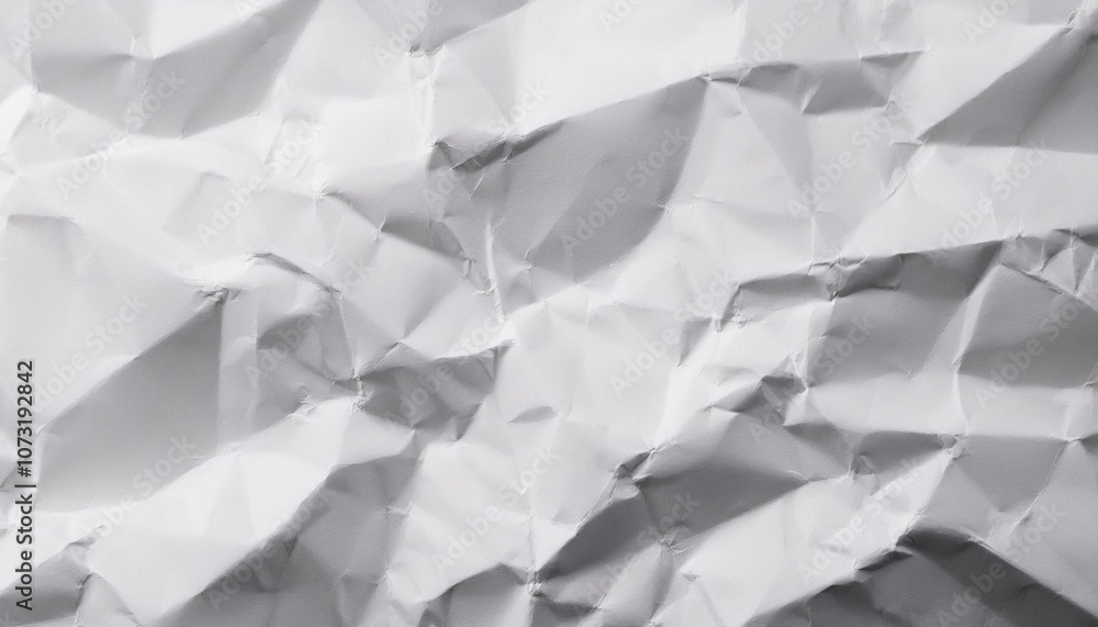 Crumpled White Paper Texture for Background and Design Projects Crumpled White Paper Texture for Background and Design Projects