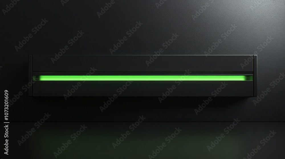Sleek black backdrop with a glowing green horizontal flare, adding a fresh, modern touch while maintaining an elegant, minimalist style Sleek black backdrop with a glowing green horizontal flare, adding a fresh, modern touch while maintaining an elegant, minimalist style