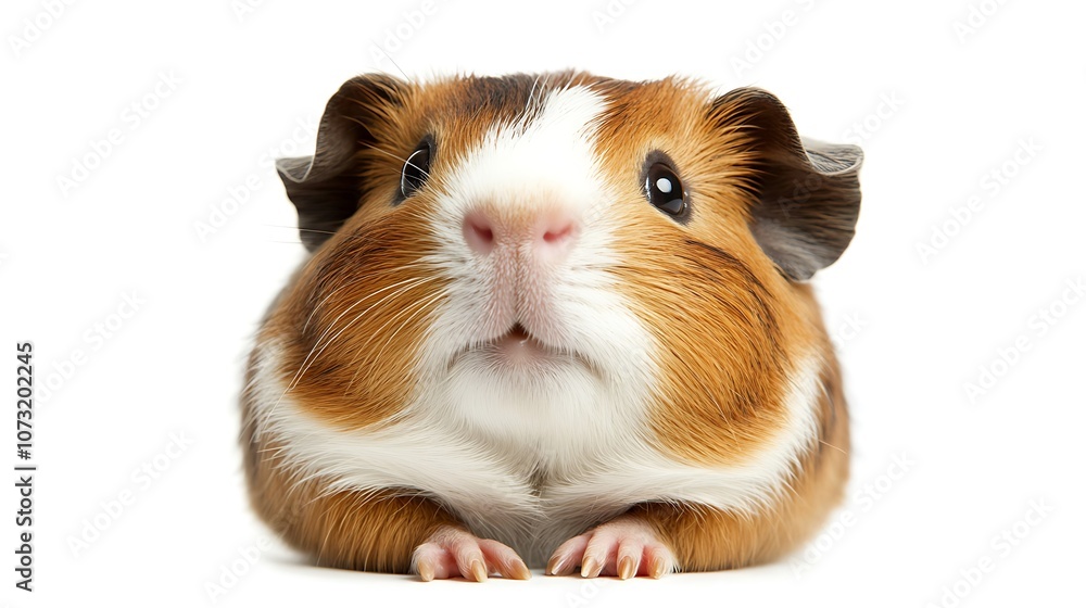 Close-up Portrait of a Curious Guinea Pig Close-up Portrait of a Curious Guinea Pig