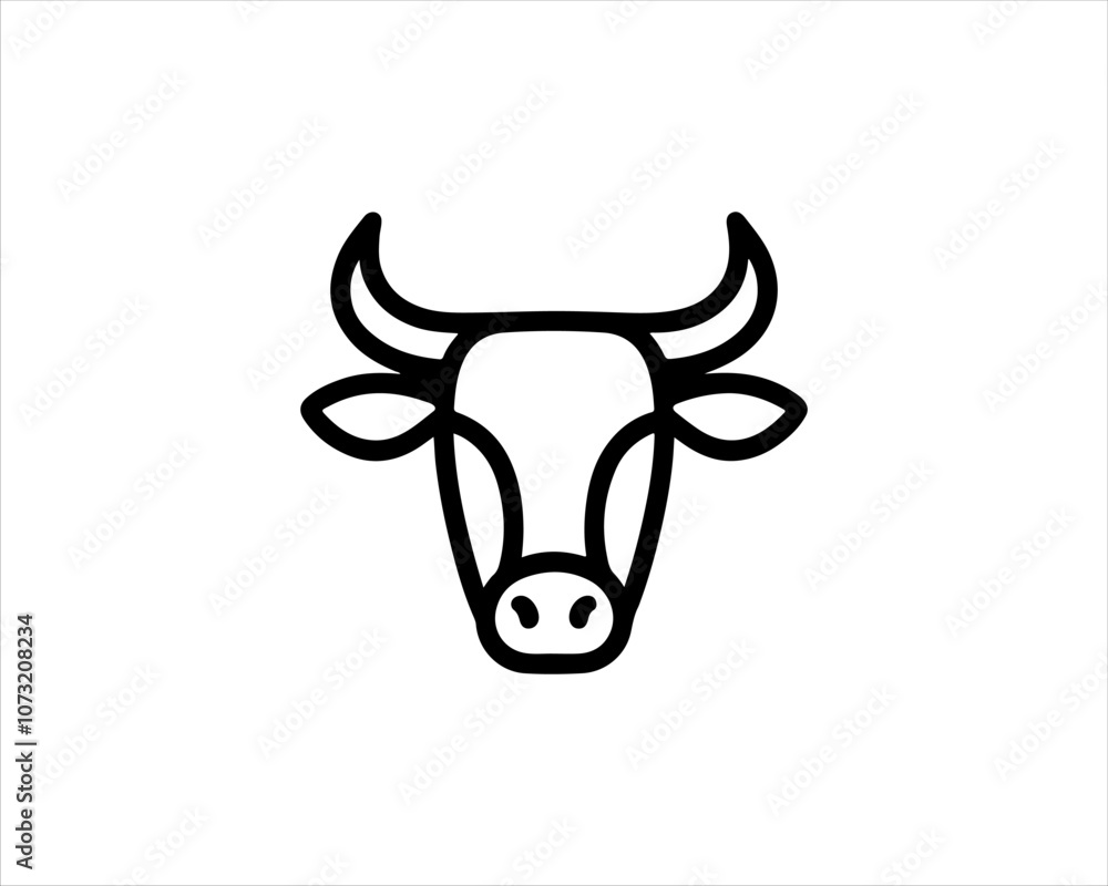 cow with horns cow with horns
