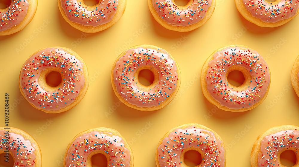 Donut background concept for design. Donut background concept for design.
