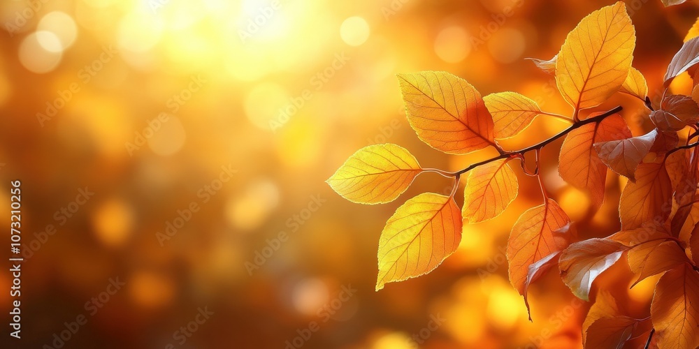 Gentle Autumn Light Shining Through Beautiful Yellow Leaves, Creating a Warm, Blurred Background Capturing the Essence of Nature in a Universal Scene Gentle Autumn Light Shining Through Beautiful Yellow Leaves, Creating a Warm, Blurred Background Capturing the Essence of Nature in a Universal Scene