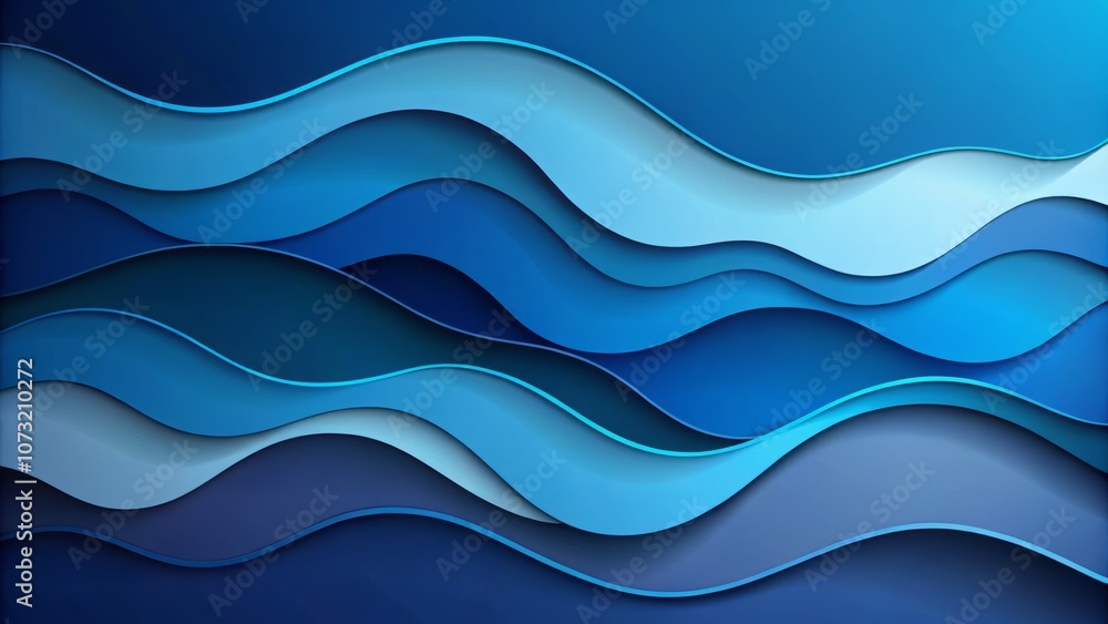 Elegant Blue Abstract Background with Wavy Paper Cut Shapes for Modern Web Design and Presentations, Ideal for Creative Projects and Graphic Design Applications Elegant Blue Abstract Background with Wavy Paper Cut Shapes for Modern Web Design and Presentations, Ideal for Creative Projects and Graphic Design Applications