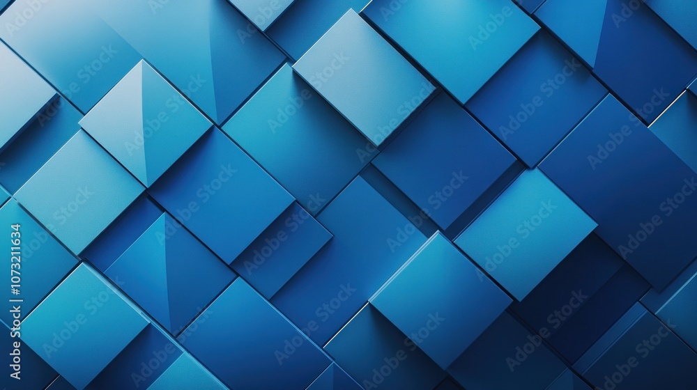 Abstract Blue Geometric Pattern Abstract Blue Geometric Pattern