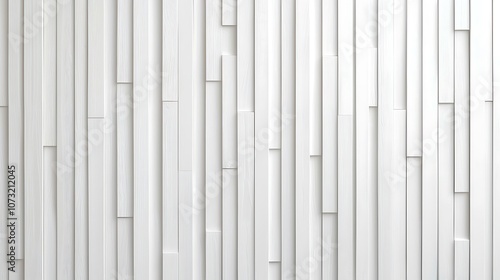 Explore the intricate design of vertical white wooden panels for modern interiors