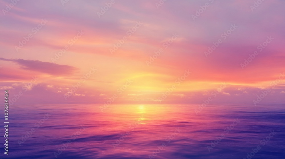A breathtaking sunset over calm ocean waters, casting vibrant hues of pink, purple, and orange across the sky. A breathtaking sunset over calm ocean waters, casting vibrant hues of pink, purple, and orange across the sky.