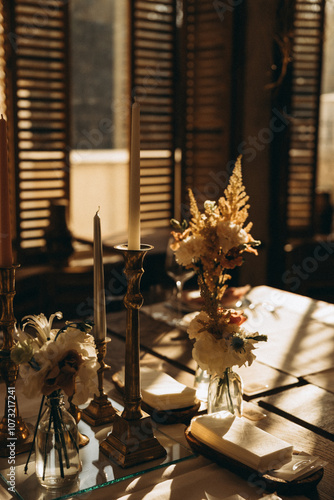 candles in the church