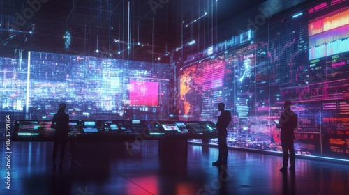 Wallpaper Mural Cybersecurity Control Room Torontodigital.ca