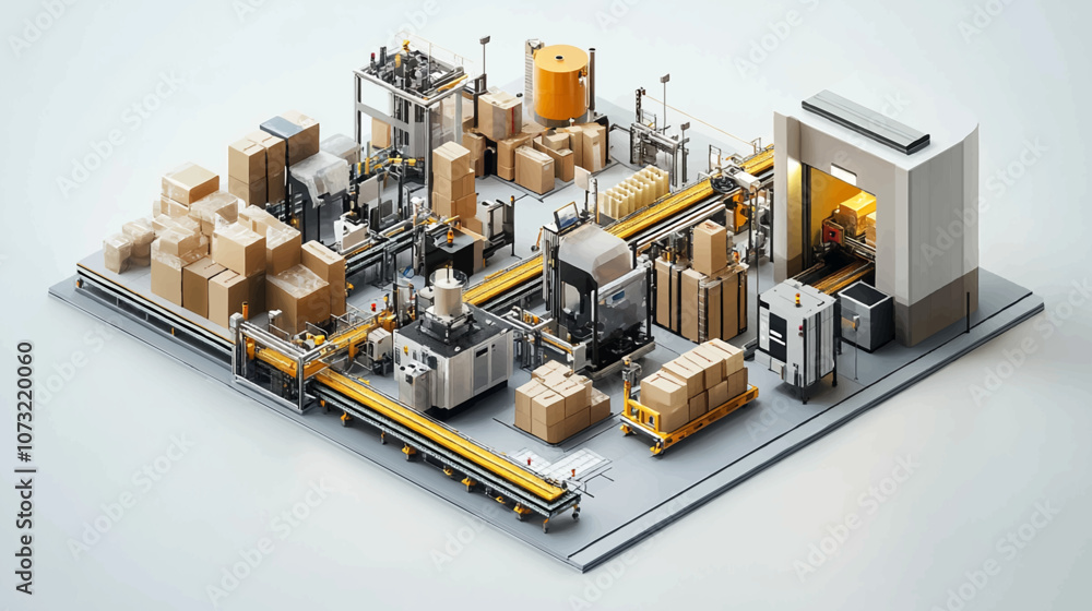 Eco life web concept in 3d isometric design. Green electricity and cars, sorting and recycling trash. Abstract fabric production line in isometry graphic for corporate poster. Vector illustration. Eco life web concept in 3d isometric design. Green electricity and cars, sorting and recycling trash. Abstract fabric production line in isometry graphic for corporate poster. Vector illustration.