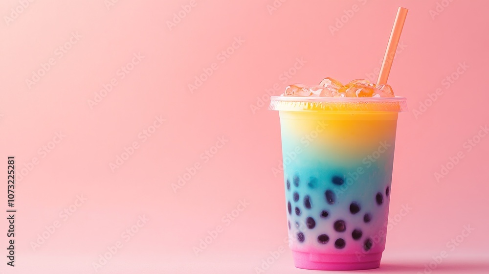 Rainbow Boba Tea Rainbow Boba Tea