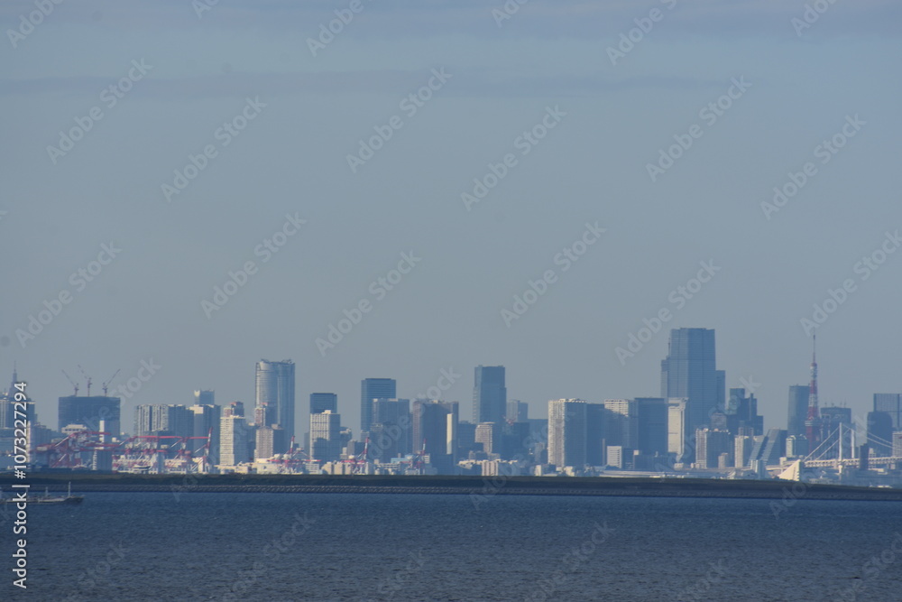 Naklejka premium 港町