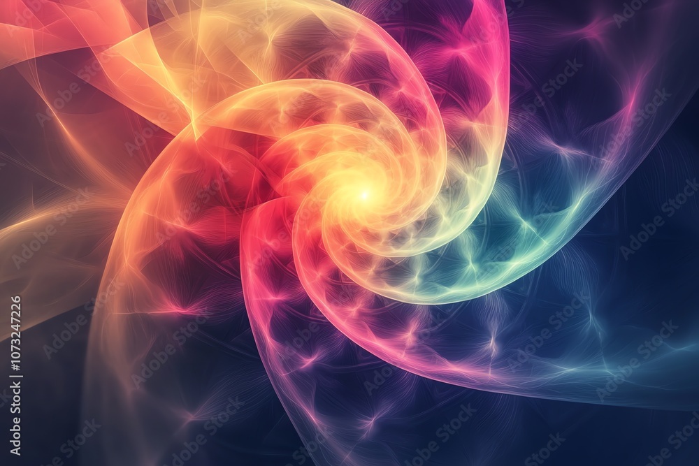 Simple geometric design with soft colors, smooth transitions, and gentle illumination on a dark canvas. Simple geometric design with soft colors, smooth transitions, and gentle illumination on a dark canvas.