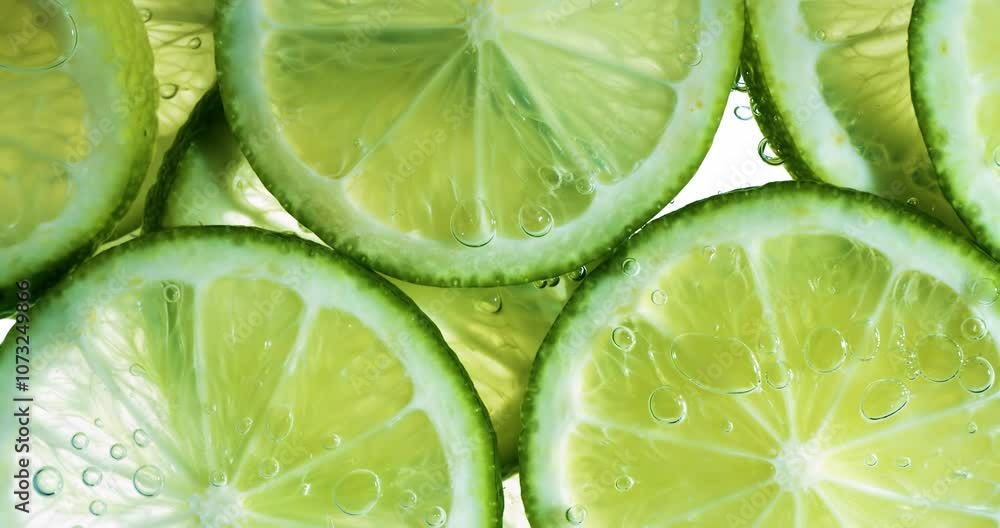 Lime Slices falling deeply under water. Shot on super slow motion camera 1000 fps. Lime Slices falling deeply under water. Shot on super slow motion camera 1000 fps.