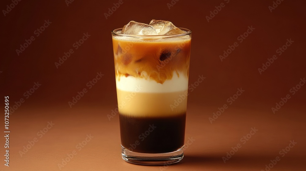 Iced Coffee with Milk and Ice Iced Coffee with Milk and Ice
