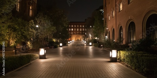 UCLA walkway Halloween -