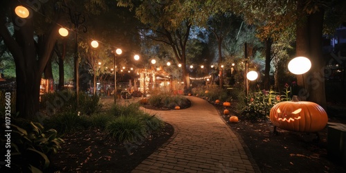 Halloween garden 