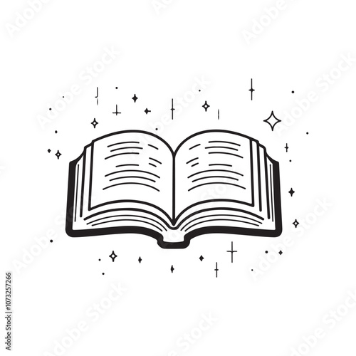 illustration of a book