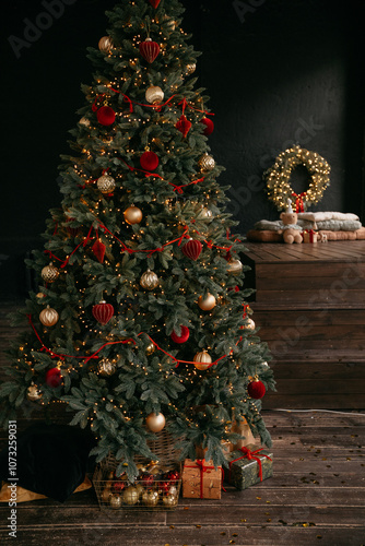 decorated christmas tree