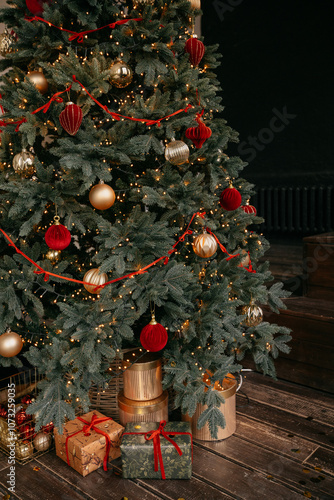 decorated christmas tree
