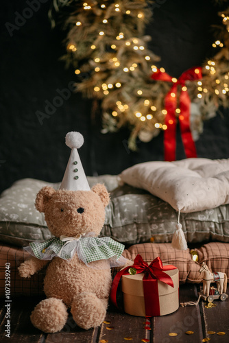 christmas tree and gifts