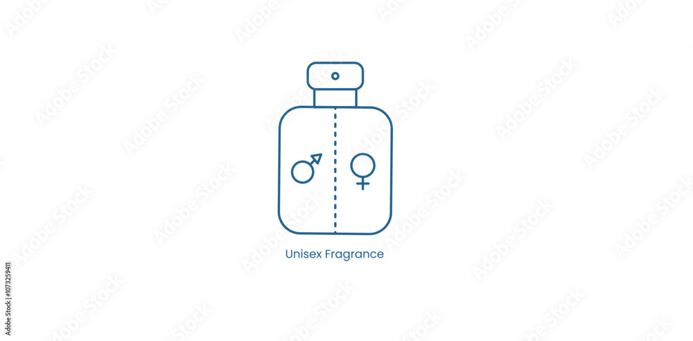 Vector Icon for Unisex Fragrance Vector Icon for Unisex Fragrance