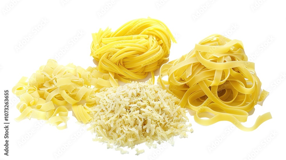 Italian Raw Pasta Ingredients on White Background - a delicious and inviting visual. The Italian raw pasta ingredients on the white background create a simple yet appetizing look. It gives the impress Italian Raw Pasta Ingredients on White Background - a delicious and inviting visual. The Italian raw pasta ingredients on the white background create a simple yet appetizing look. It gives the impress