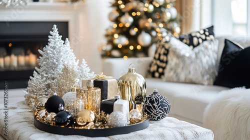 Christmas Decorations on a ...