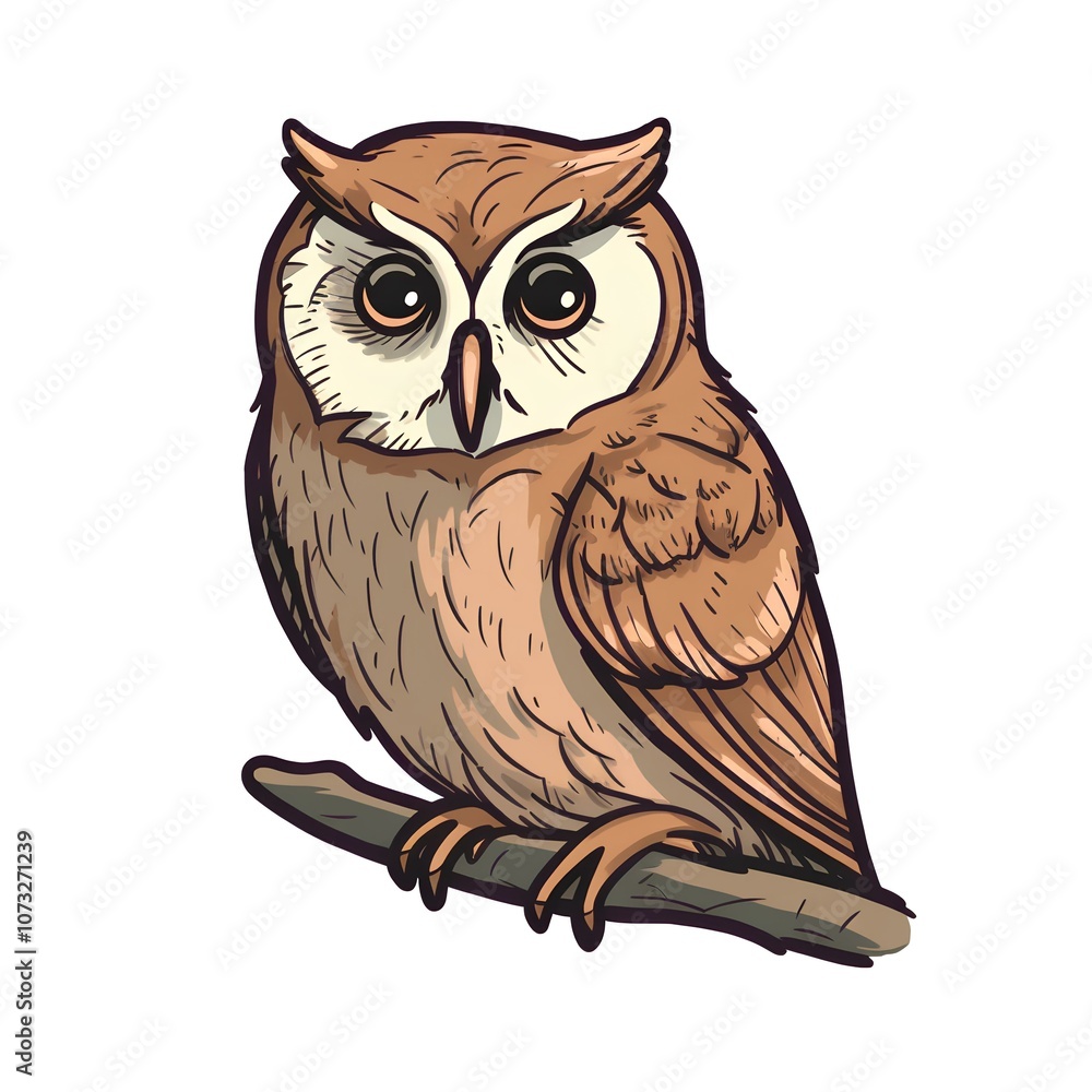 Obraz premium owl on a branch