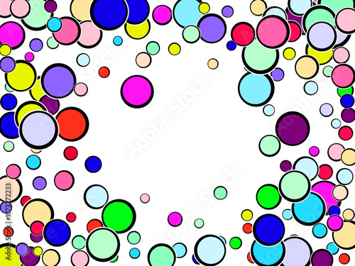 abstract background with circles