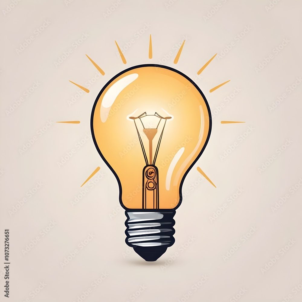 A clean, centered lightbulb icon with a rounded design on a transparent background, symbolizing innovation, creativity, and scientific ideas. A clean, centered lightbulb icon with a rounded design on a transparent background, symbolizing innovation, creativity, and scientific ideas.