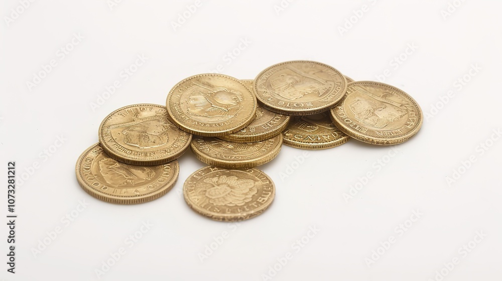 A Pile of Gold Coin - a shiny and alluring visual. The pile of gold coins creates a luxurious and eye-catching look. It gives the impression of great wealth and prosperity, making it a wonderful choic A Pile of Gold Coin - a shiny and alluring visual. The pile of gold coins creates a luxurious and eye-catching look. It gives the impression of great wealth and prosperity, making it a wonderful choic