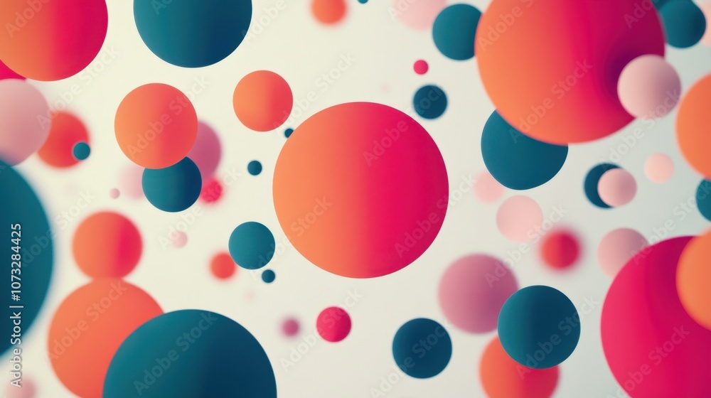 Subtle floating circle shapes with shadows on a clean white background, modern and abstract Subtle floating circle shapes with shadows on a clean white background, modern and abstract