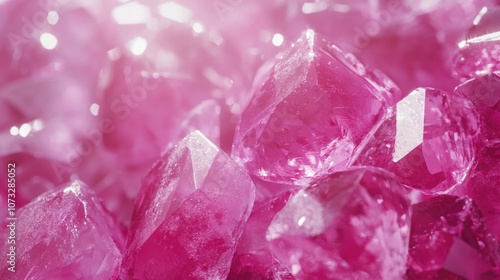 Vivid Pink Crystal Cluster