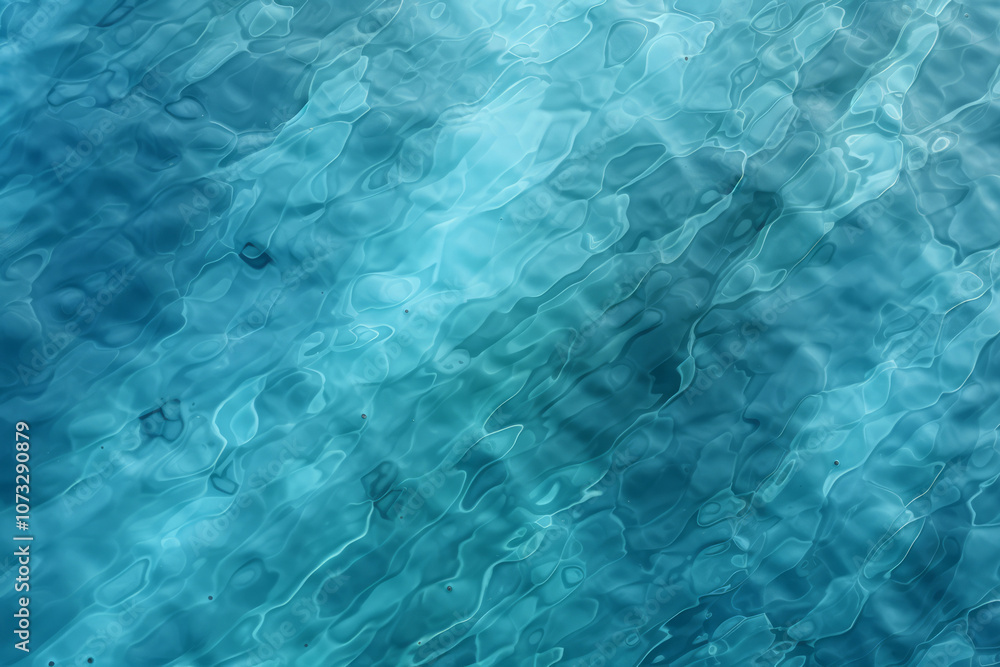 Obraz premium Processed collage of blue calm water surface texture. Background for banner, backdrop or texture