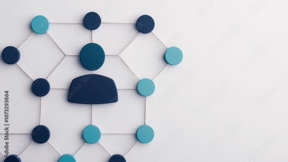 Obraz premium Techenabled recruitment search with smart filters identifying suitable employees, recruitment, modern and efficient hiring process, 3D illustration