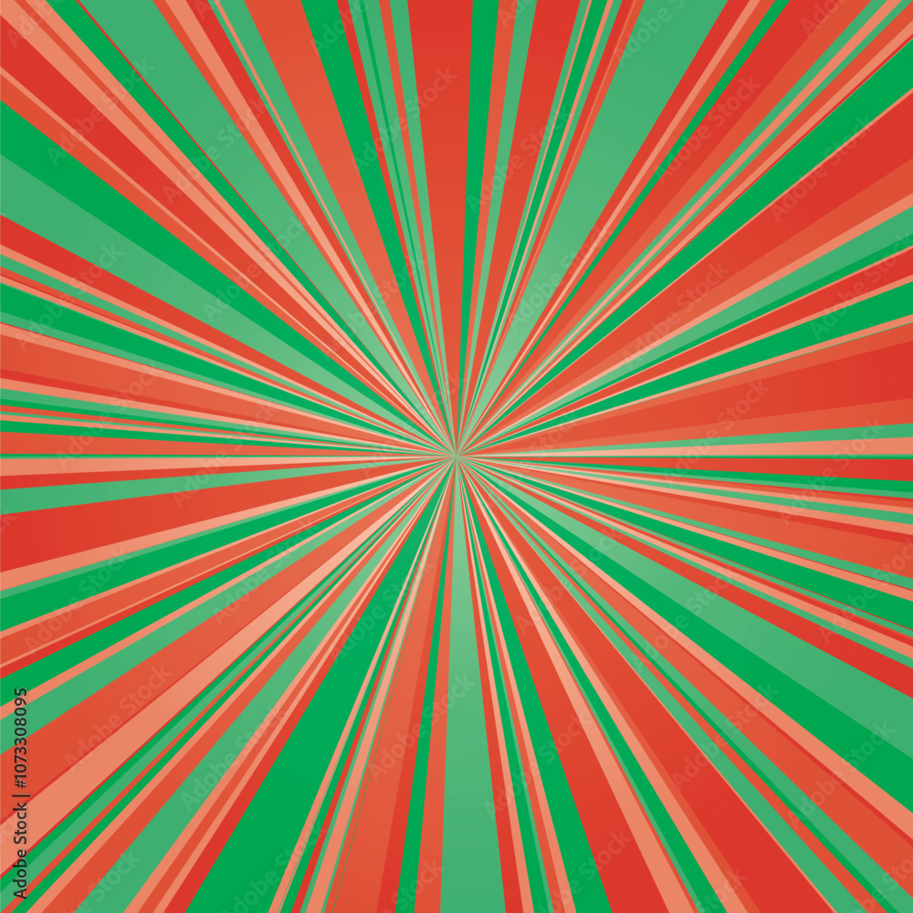 グラデーションを使用したクリスマスのミックスフラッシュ(正方形)