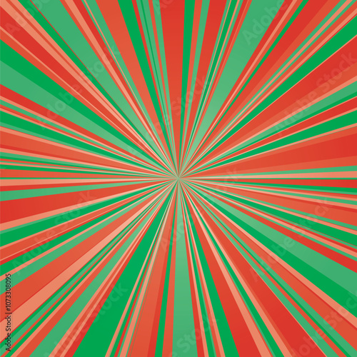 グラデーションを使用したクリスマスのミックスフラッシュ(正方形)