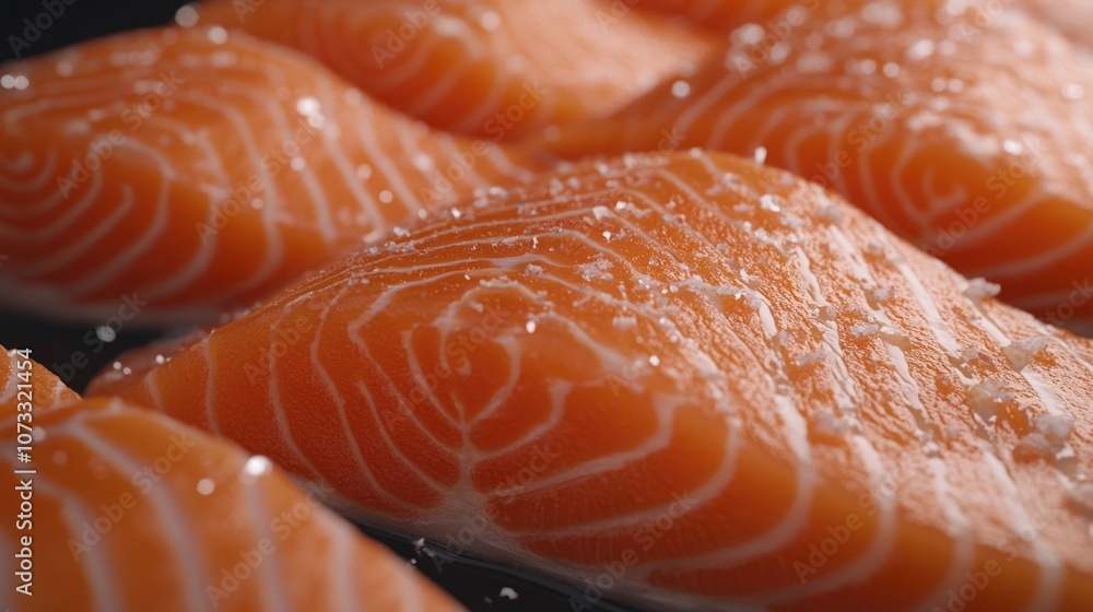 Vibrant Salmon Fillets Vibrant Salmon Fillets