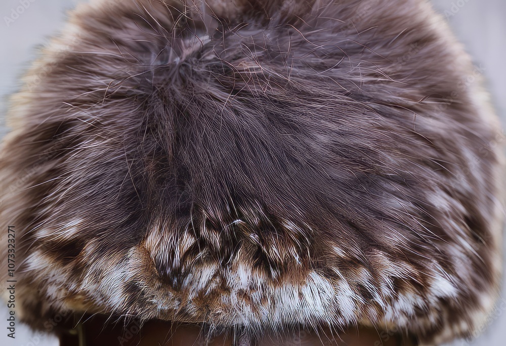 fur hat a luxurious fur hat with a soft and fluffy texture fur hat a luxurious fur hat with a soft and fluffy texture