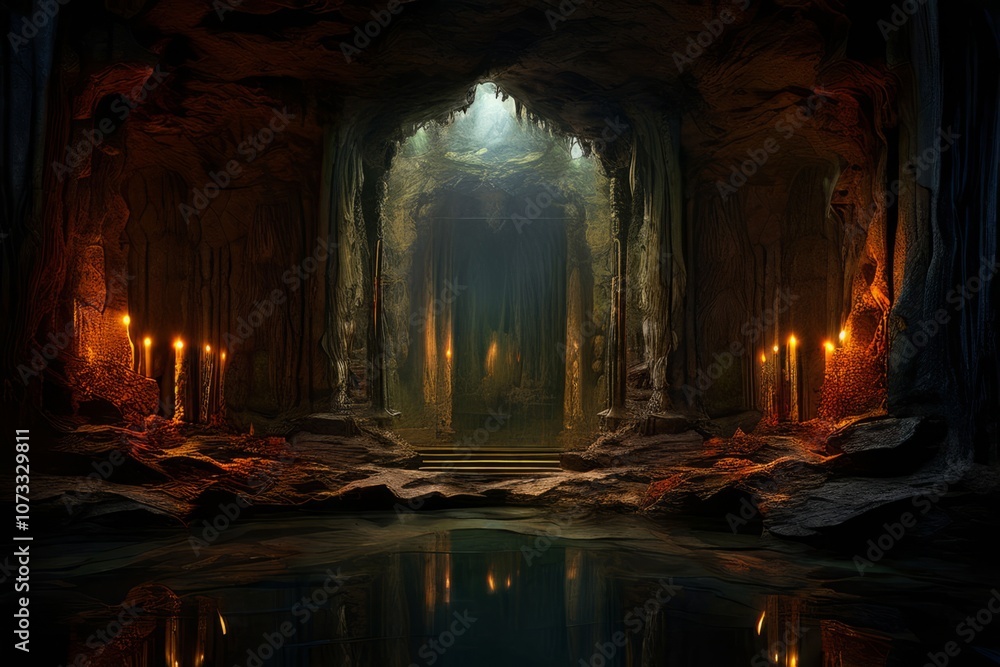 mirror enchanted cavern chamber mirror enchanted cavern chamber