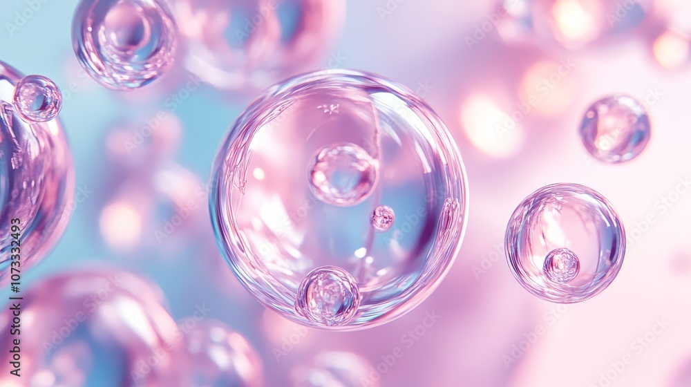 3D rendering showcases innovative cosmetic formulations. 3D rendering showcases innovative cosmetic formulations.