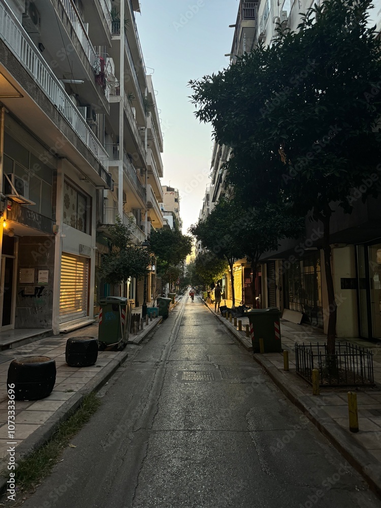 Fototapeta premium Thessaloniki road