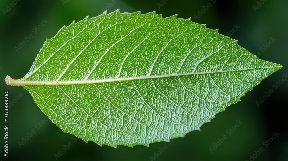 Close-up of a vibrant green leaf displaying intricate vein patterns and a textured surface against a blurred natural background, symbolizing nature's beauty and resilience. Close-up of a vibrant green leaf displaying intricate vein patterns and a textured surface against a blurred natural background, symbolizing nature's beauty and resilience.
