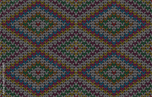 Seamless Textures with ethnic patterns. Navajo geometric abstract print. Decorative decoration with a rustic feel. The design is inspired by Native Americans. Colors are black and white.