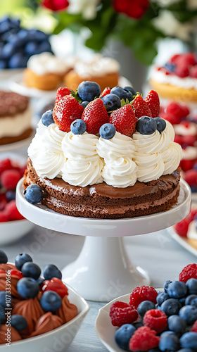 Celebrate united states independence day with a patriotic dessert table featuring delicious treats