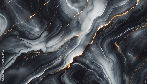 Matte Grey Marble with Thin White Veins
