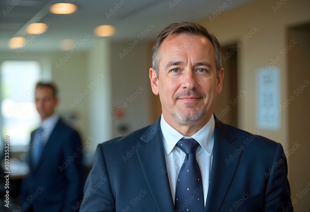 Naklejka premium A businessman generated by AI.